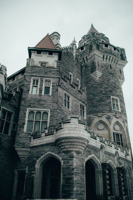 Casa Loma Gothic Revival castle in Toronto with majestic towers and historic architecture