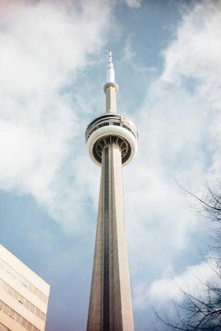 CN Tower Toronto observation deck offering panoramic views of the city and Lake Ontario