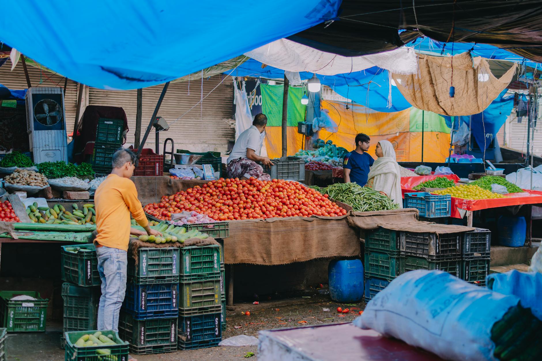 St. Lawrence Market with fresh produce and local vendors
