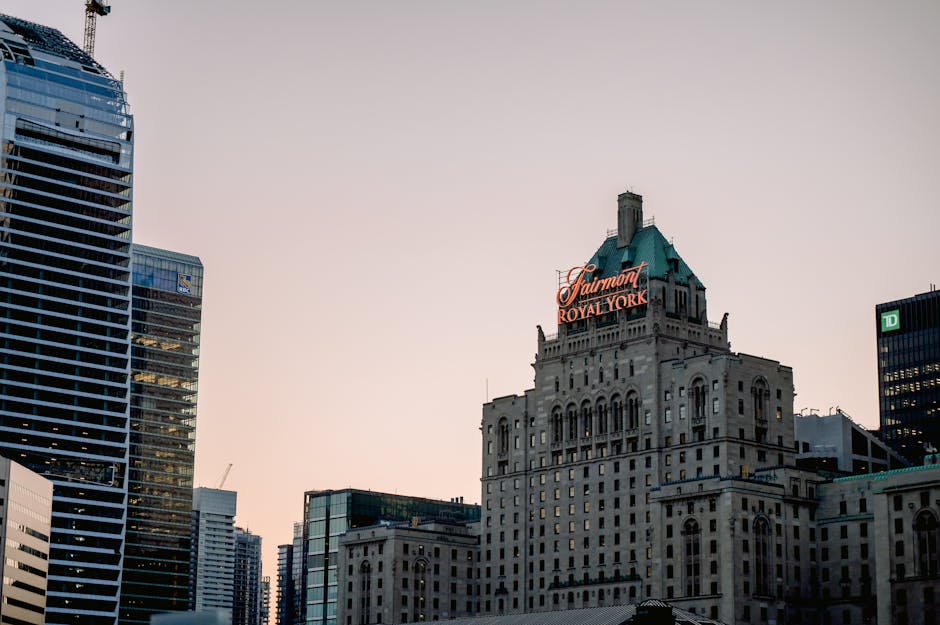 Modern hotel accommodation in Toronto