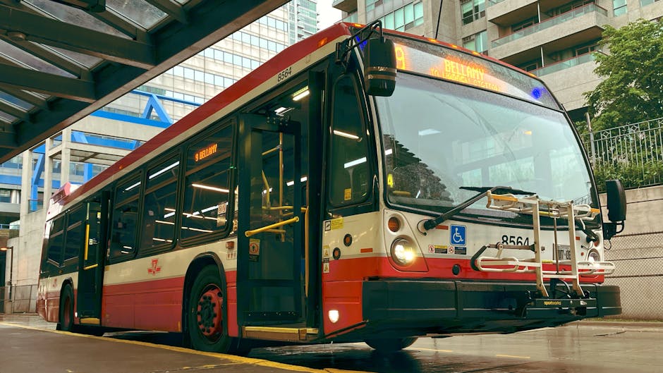 Toronto TTC bus - Public transit bus for getting around the city