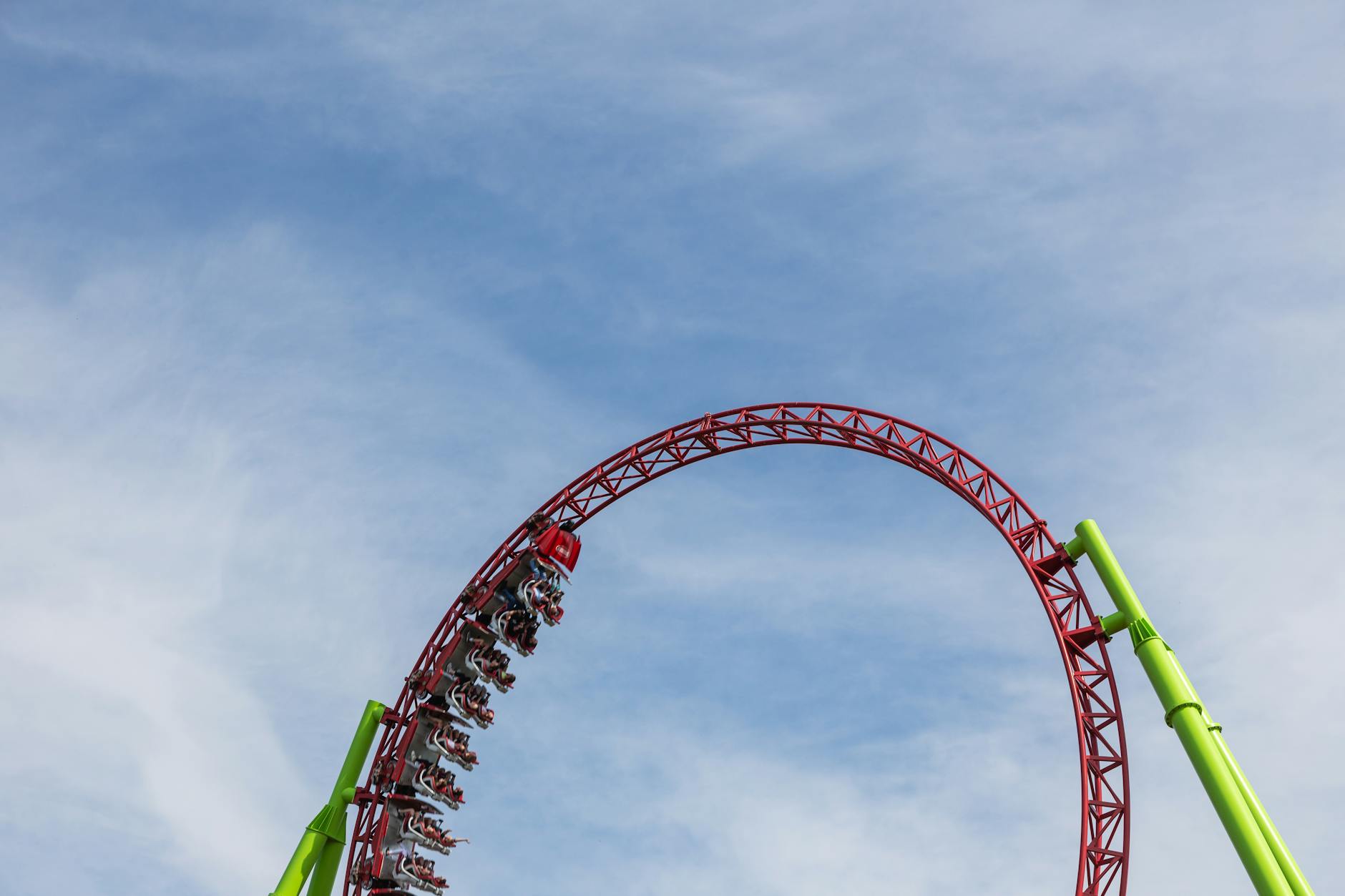 Canada's Wonderland Vaughan theme park roller coaster main entrance