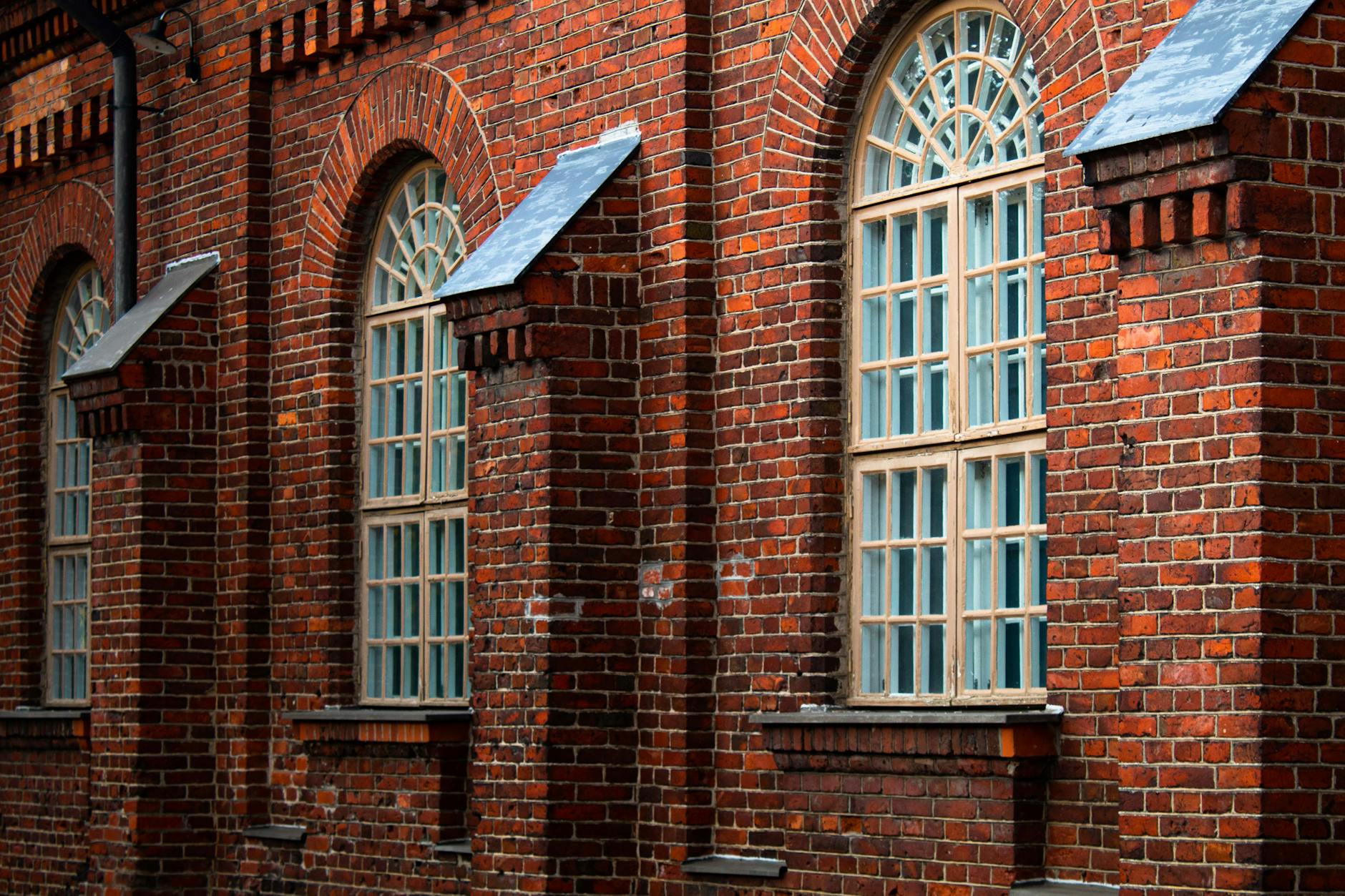 Distillery District Toronto brick wall and architectural detail