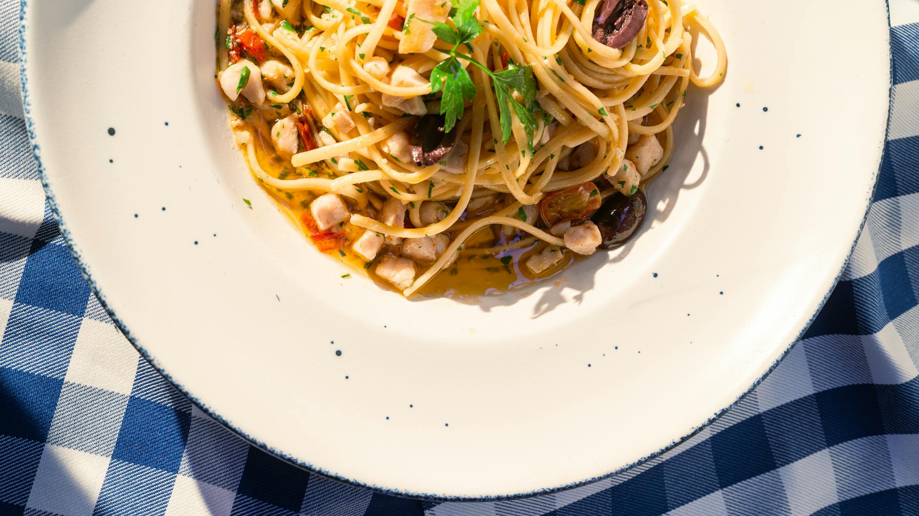 Little Italy Toronto pasta dish at restaurant