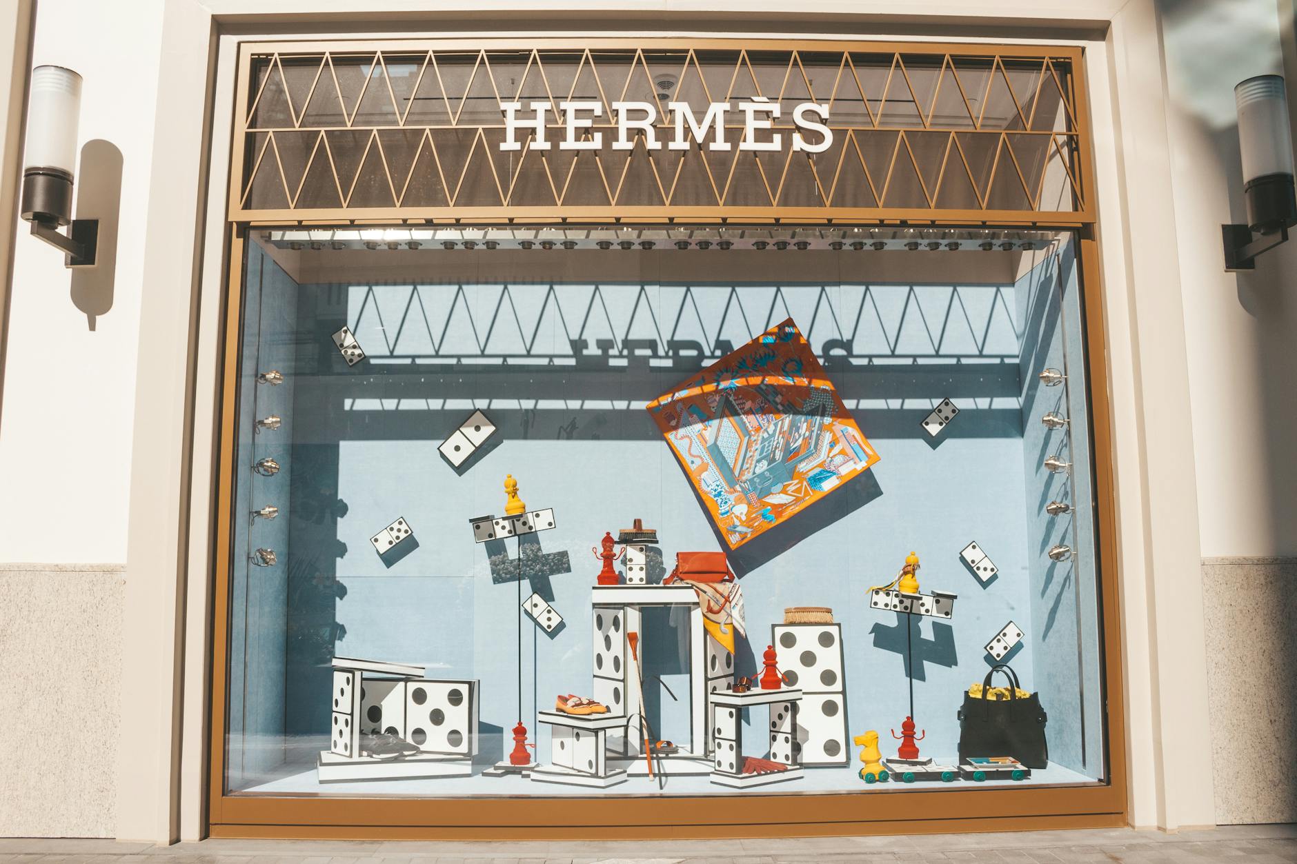 Luxury shopping Toronto Yorkville designer brand window display