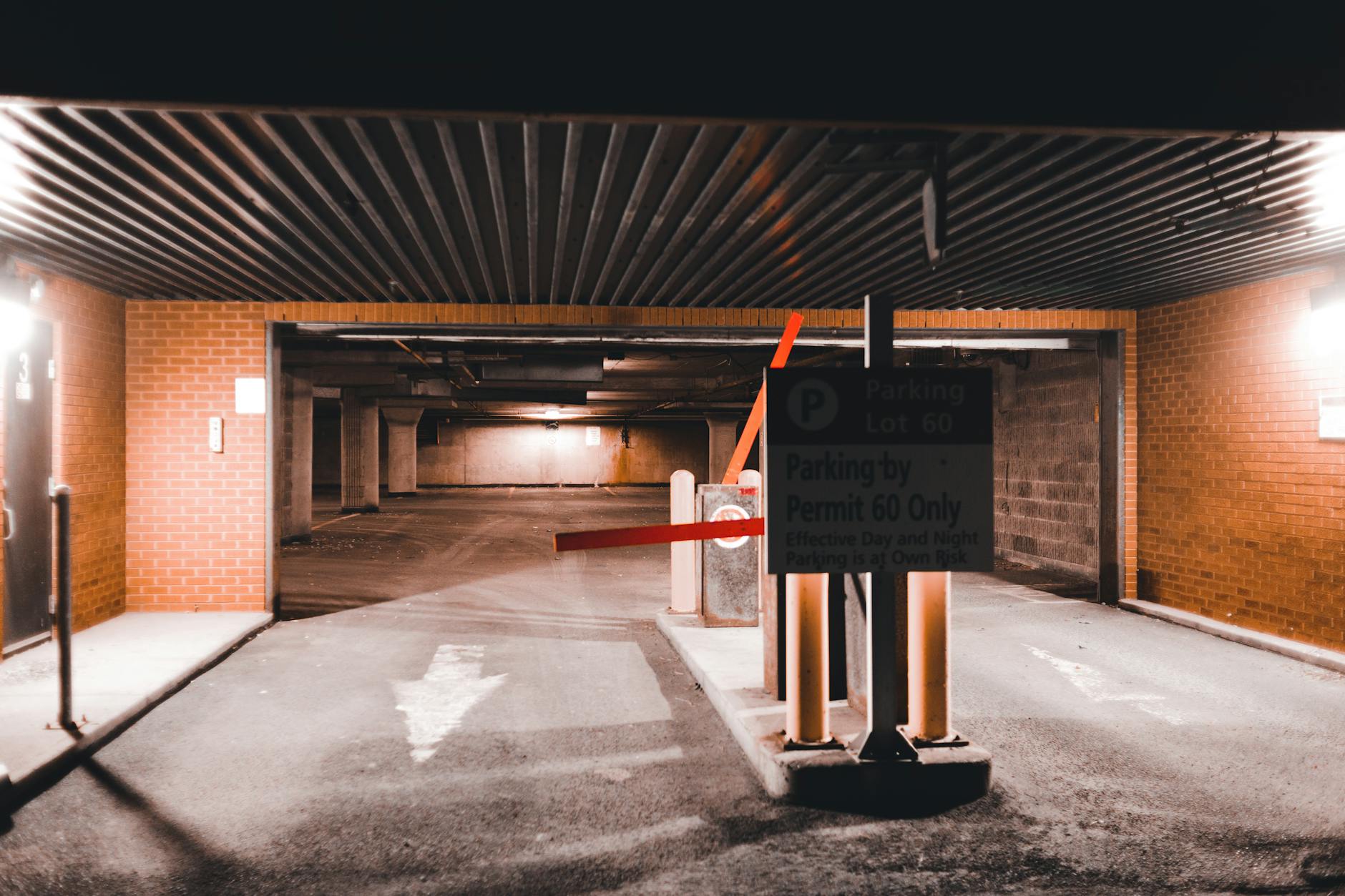 Renting a car Toronto downtown parking garage entrance