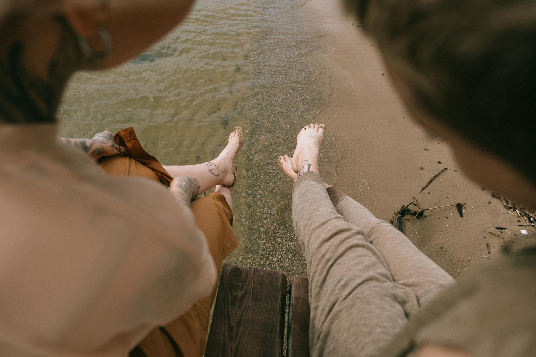 Toronto beaches sandy shore lake water gentle waves