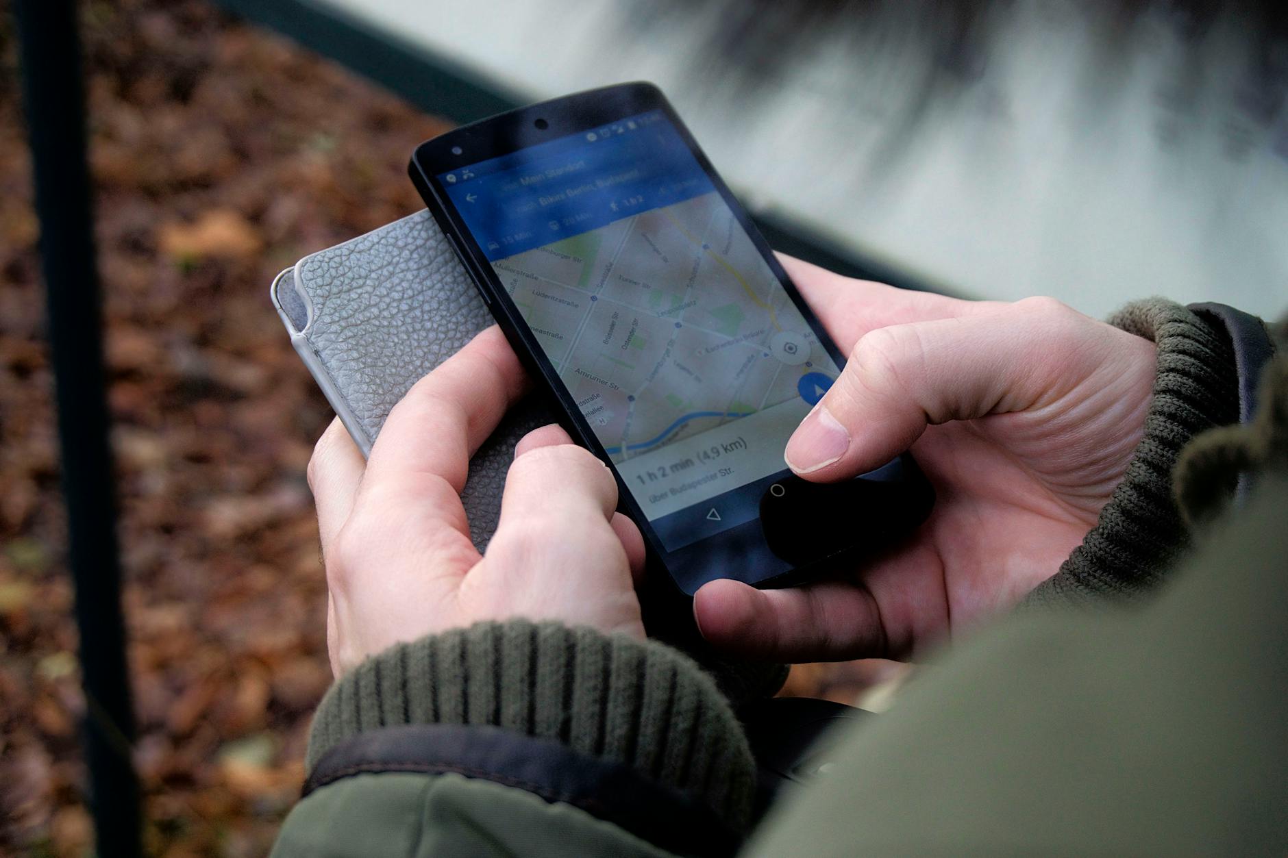 Toronto travel apps smartphone screen Toronto map directions navigation
